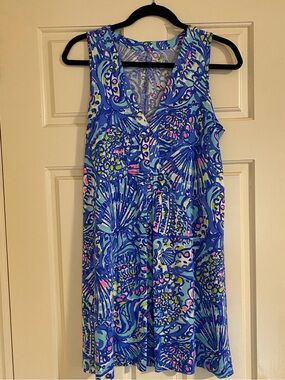Lily Pulitzer v-neck mini dress, sz Small